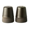 Aida Raw Salt & Pepper Set, Metallic Brown -Keukenbenodigdheden aida raw salt pepper set metallic brown 0