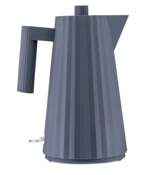 Alessi Electric Kettle Plissé 1,7 L, Grey -Keukenbenodigdheden alessi electric kettle plisse 17 l 0