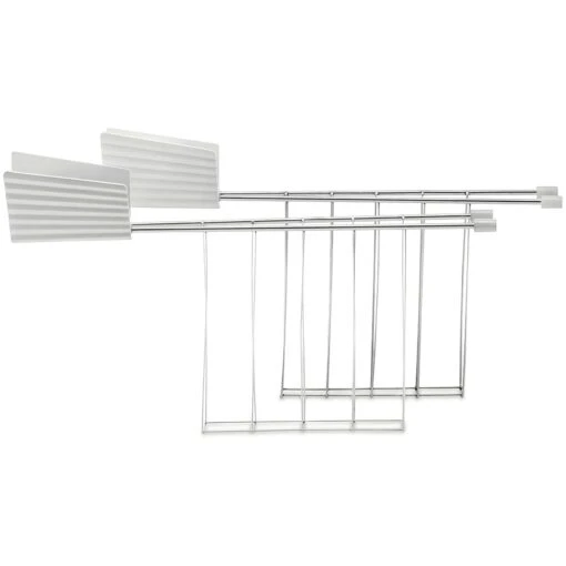 Alessi Plisse Rooster, Wit -Keukenbenodigdheden alessi plisse 2 tongs toaster b 0