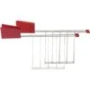 Alessi Plisse Rooster, Rood -Keukenbenodigdheden alessi plisse 2 tongs toaster b 4