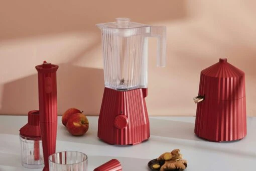 Alessi Plissé Blender, Rood -Keukenbenodigdheden alessi plisse blender 0