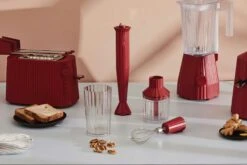 Alessi Plissé Blender, Rood -Keukenbenodigdheden alessi plisse blender 2