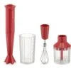 Alessi Plissé Handmixer, Rood -Keukenbenodigdheden alessi plisse hblender set b 4