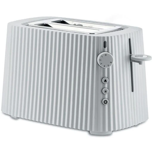 Alessi Plissé Toaster, Wit -Keukenbenodigdheden alessi plisse toaster b 0