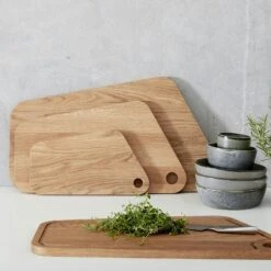 Andersen U3 Chopping Board 46x24 Cm, Oak -Keukenbenodigdheden andersen u3 chopping board oak 10 1