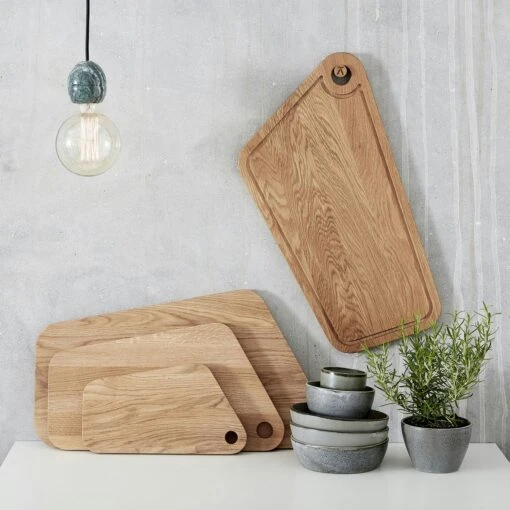 Andersen U3 Chopping Board 46x24 Cm, Oak -Keukenbenodigdheden andersen u3 chopping board oak 11 1