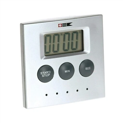 Digital Magnetic Timer, Silver -Keukenbenodigdheden bengt ek design digital magnetic timer silver 0