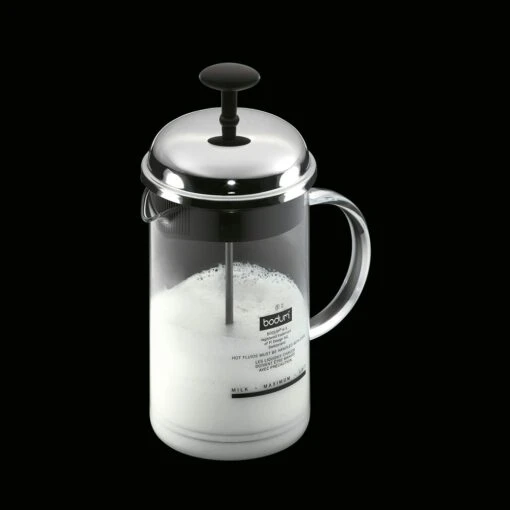 Bodum CHAMBORD Milk Frother Small 8 Cl, Chromium -Keukenbenodigdheden bodum chambord milk frother chromium 10 1