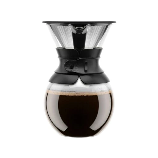 Bodum POUR OVER Coffee Maker 1 L, Black -Keukenbenodigdheden bodum pour over coffee maker 1 l black 0