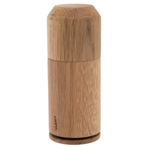 Crush Me Salt And Pepper Mill, Oiled Oak -Keukenbenodigdheden by wirth crush me salt and pepper mill oiled oak 0