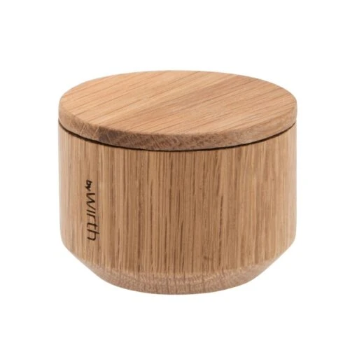 Salt Me Salt Cellar, Oiled Oak -Keukenbenodigdheden by wirth salt me salt cellar oiled oak 0