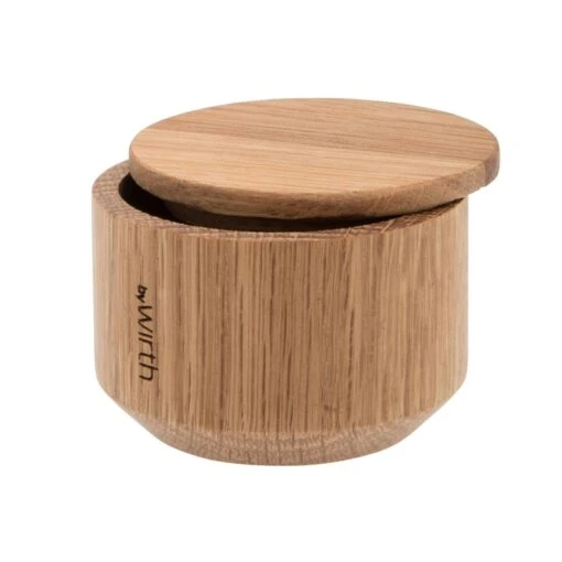 Salt Me Salt Cellar, Oiled Oak -Keukenbenodigdheden by wirth salt me salt cellar oiled oak 4