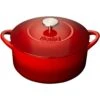 Denby Pomegranate Gietijzeren Pot Rond Ø24 Cm, Rood -Keukenbenodigdheden denby cast iron round casserole 24 cm 10