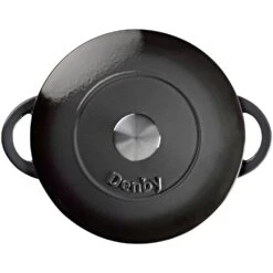 Denby Halo Gietijzeren Pot Rond Ø24 Cm, Grijs -Keukenbenodigdheden denby gietijzeren pot rond 24 cm 8