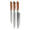 Dorre Akira Set Of 3 Knives, Brown -Keukenbenodigdheden dorre akira set of 3 knives brown 0