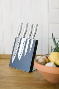 Dorre Hugo Black Knife Rack MDF Magnet -Keukenbenodigdheden dorre hugo black knife rack mdf magnet 6