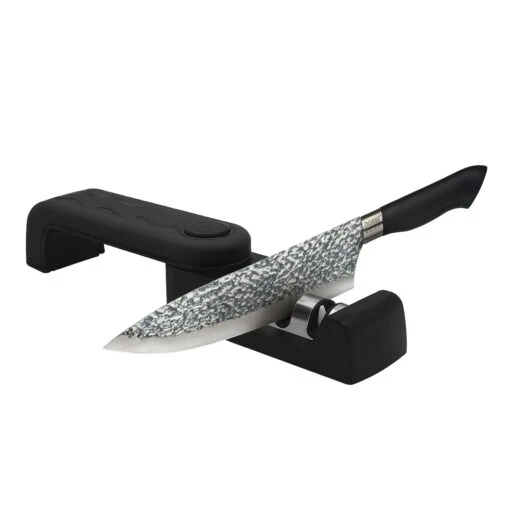 Dorre Saga Knife Sharpener, Black -Keukenbenodigdheden dorre saga knife sharpener black 3