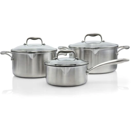 EGO Complete Saucepan Set -Keukenbenodigdheden ego complete saucepan set 3