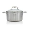 EGO Saucepan With Glass Lid 3,5 L, Stainless Steel -Keukenbenodigdheden ego kastrull med glaslock stainless steel 3