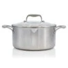 EGO Saucepan With Glass Lid 5 L, Stainless Steel -Keukenbenodigdheden ego kastrull med glaslock stainless steel 5