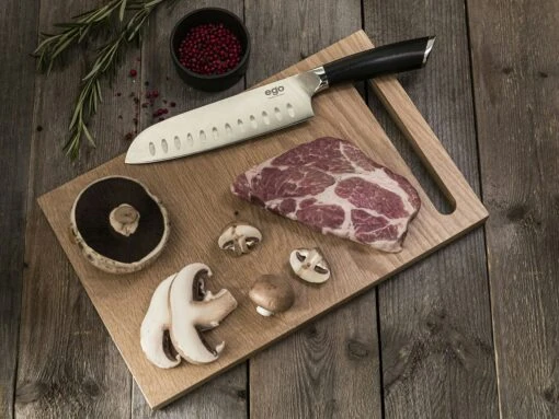 EGO Santoku Knife 18 Cm -Keukenbenodigdheden ego knife set 3 pcs 2