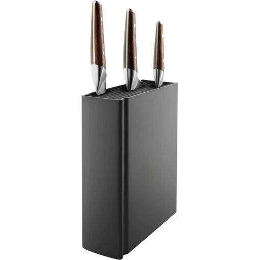 Eva Solo Lexicon Messenblok, Zwart -Keukenbenodigdheden eva solo lexicon knife block 1