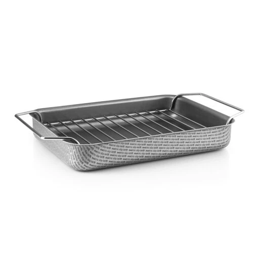 Eva Solo Roasting Pan With Grill Rack, 26x19 Cm -Keukenbenodigdheden eva solo roasting pan with grill rack 26x19 cm 0