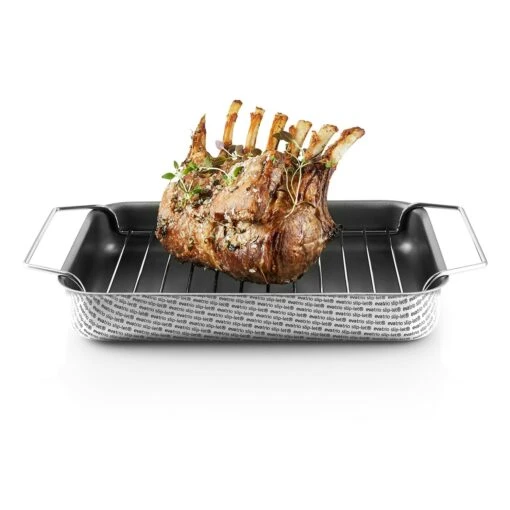 Eva Solo Roasting Pan With Grill Rack, 26x19 Cm -Keukenbenodigdheden eva solo roasting pan with grill rack 26x19 cm 5