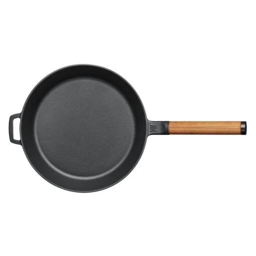 Fiskars Norden Grill Pan Ø28cm, Black Cast Iron -Keukenbenodigdheden fiskars norden frying pan cast iron 20