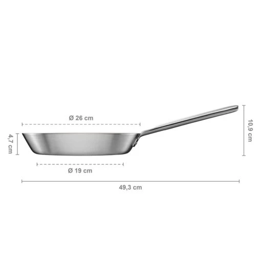 Fiskars Norden Koekenpan Roestvrij Staal, 26 Cm -Keukenbenodigdheden fiskars norden koekenpan roestvrij staal 26