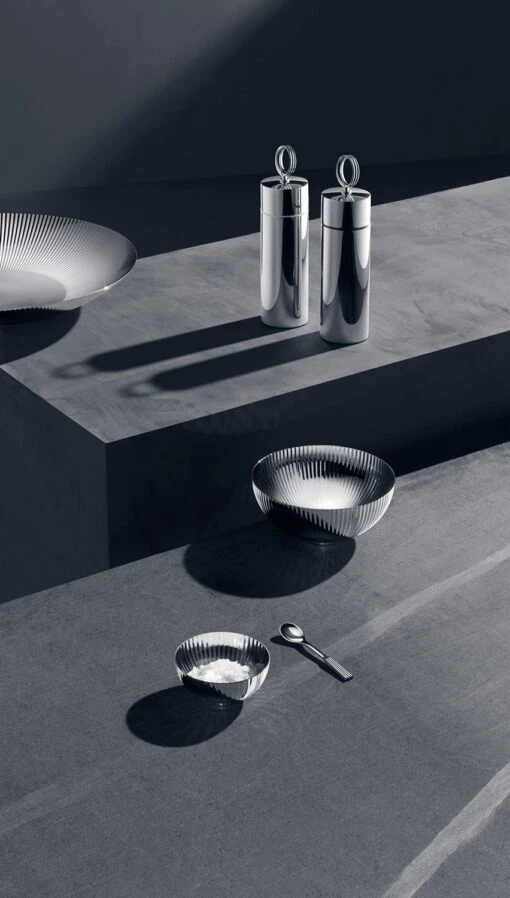 Georg Jensen Bernadotte Salt Bowl & Spoon -Keukenbenodigdheden georg jensen bernadotte salt bowl spoon 2