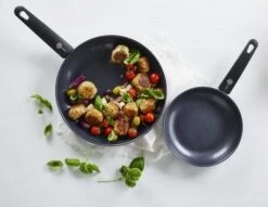 Greenpan Cambridge Frying Pan Ø20 & 28 Cm, Set Of 2 -Keukenbenodigdheden greenpan cambridge frying pan 20 28 cm set of 2 4