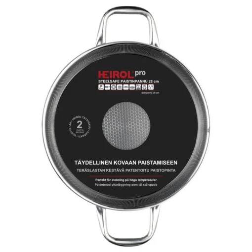 Heirol Steelsafe Koekenpan Met Handvat 28 Cm -Keukenbenodigdheden heirol steelsafe koekenpan met handvat 6