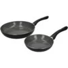 Kitchen Craft Master Class Koekenpan 2 Stuks, 20 Cm & 28 Cm -Keukenbenodigdheden kitchen craft masterclass recycled cantopan non stick frypan set 0