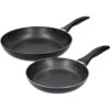 Kitchen Craft Koekenpan 2 Stuks, 20 Cm & 28 Cm -Keukenbenodigdheden kitchen craft nonstick inductionfrypan twinset 20 28cm gift box 0