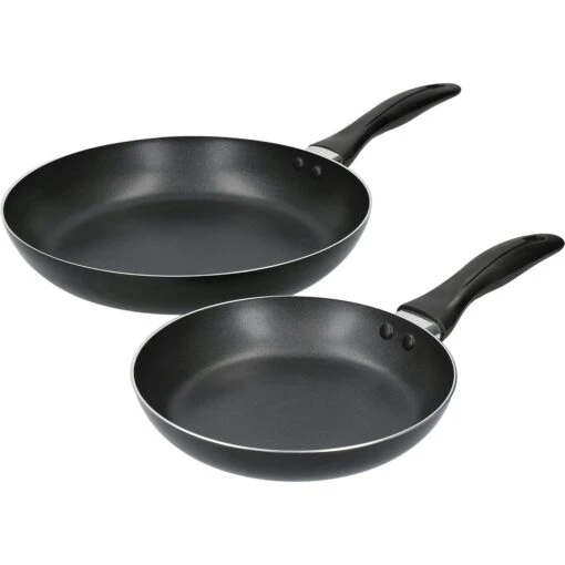 Kitchen Craft Koekenpan 2 Stuks, 20 Cm & 28 Cm -Keukenbenodigdheden kitchen craft nonstick inductionfrypan twinset 20 28cm gift box 0