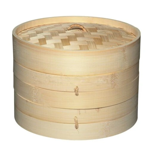 Kitchen Craft Oriental Steamer 200mm, Bamboo -Keukenbenodigdheden kitchen craft oriental steamer 200mm bamboo 0