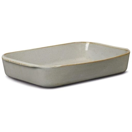 Lyngby Porcelæn DAN-Ild Ovenschaal Zand, 41x26 Cm -Keukenbenodigdheden lyngby porceln dan ild ovenschaal zand 5