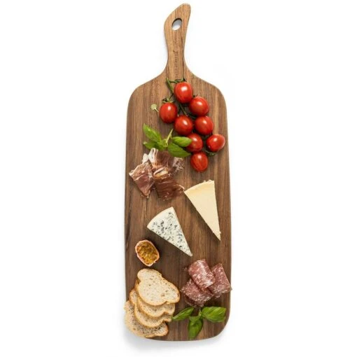 Markus Kaasplankje Met Bestek 48x20x1,5 Cm, Acaciahout -Keukenbenodigdheden markus aujalay markus cheese board 19991 met bestek 22