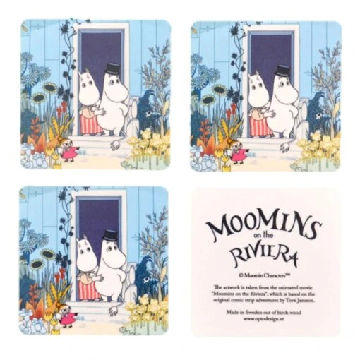 Moomin Doorstep Trivet 4-pack -Keukenbenodigdheden opto design moomin doorstep trivet 4 pack 2