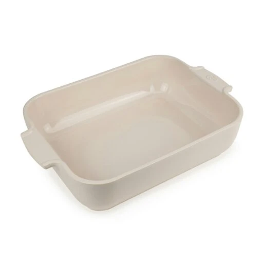 Peugeot Appolia Rectangular Ceramic Ovenware 32 Cm, Ecru -Keukenbenodigdheden peugeot appolia rectangular ceramic ovenware ecru 2