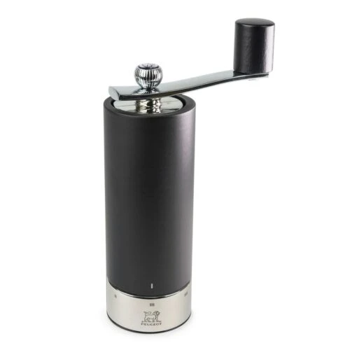 Peugeot Isen Pepper Mill With Crank Handle U'Select 18 Cm, Matte Black -Keukenbenodigdheden peugeot isen pepper mill with crank handle uselect 18 cm 1