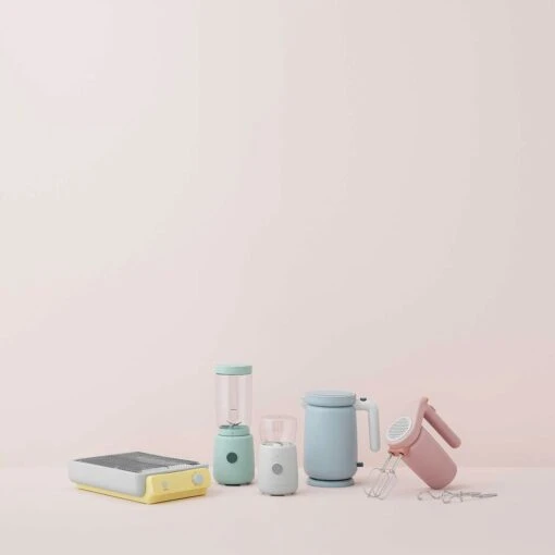 RIG TIG Foodie Hand Mixer, Light Pink -Keukenbenodigdheden rig tig by stelton foodie hand mixer 14