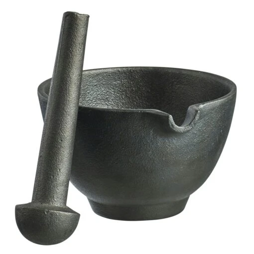 Satake Nabe Mortar With Pestle, Black -Keukenbenodigdheden satake nabe mortar with pestle black 6