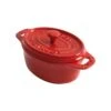 Staub Oval Ceramic Casserole 20 Cl, Cherry -Keukenbenodigdheden staub oval ceramic casserole 20 cl cherry 0