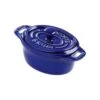 Staub Oval Ceramic Casserole 20 Cl, Dark Blue -Keukenbenodigdheden staub oval ceramic casserole 20 cl dark blue 0