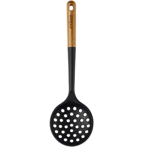 Staub Afschuimer Siliconen / Acaciahout 31 Cm -Keukenbenodigdheden staub skimmer silicone acacia wood 31 cm 6