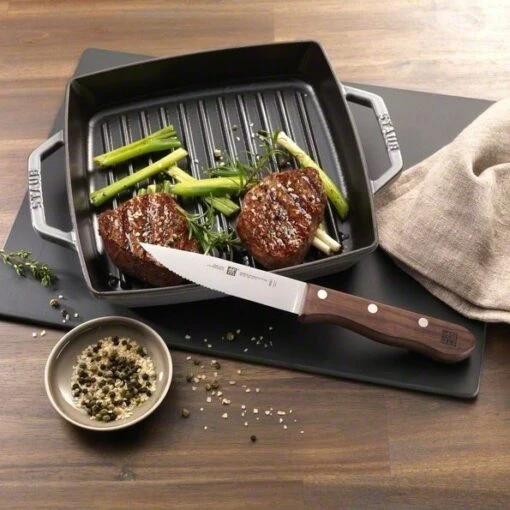 Staub Griddle Pan 28x28 Cm, Black -Keukenbenodigdheden staub staub griddle pan 28x28 cm 3