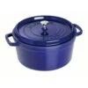 Staub Round Casserole In Cast Iron 6,7 L, Dark Blue -Keukenbenodigdheden staub staub round cocotte dark blue 4