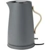 Stelton Emma Electric Kettle 1,2 L, Matte Grey -Keukenbenodigdheden stelton emma electric kettle 12 l 14